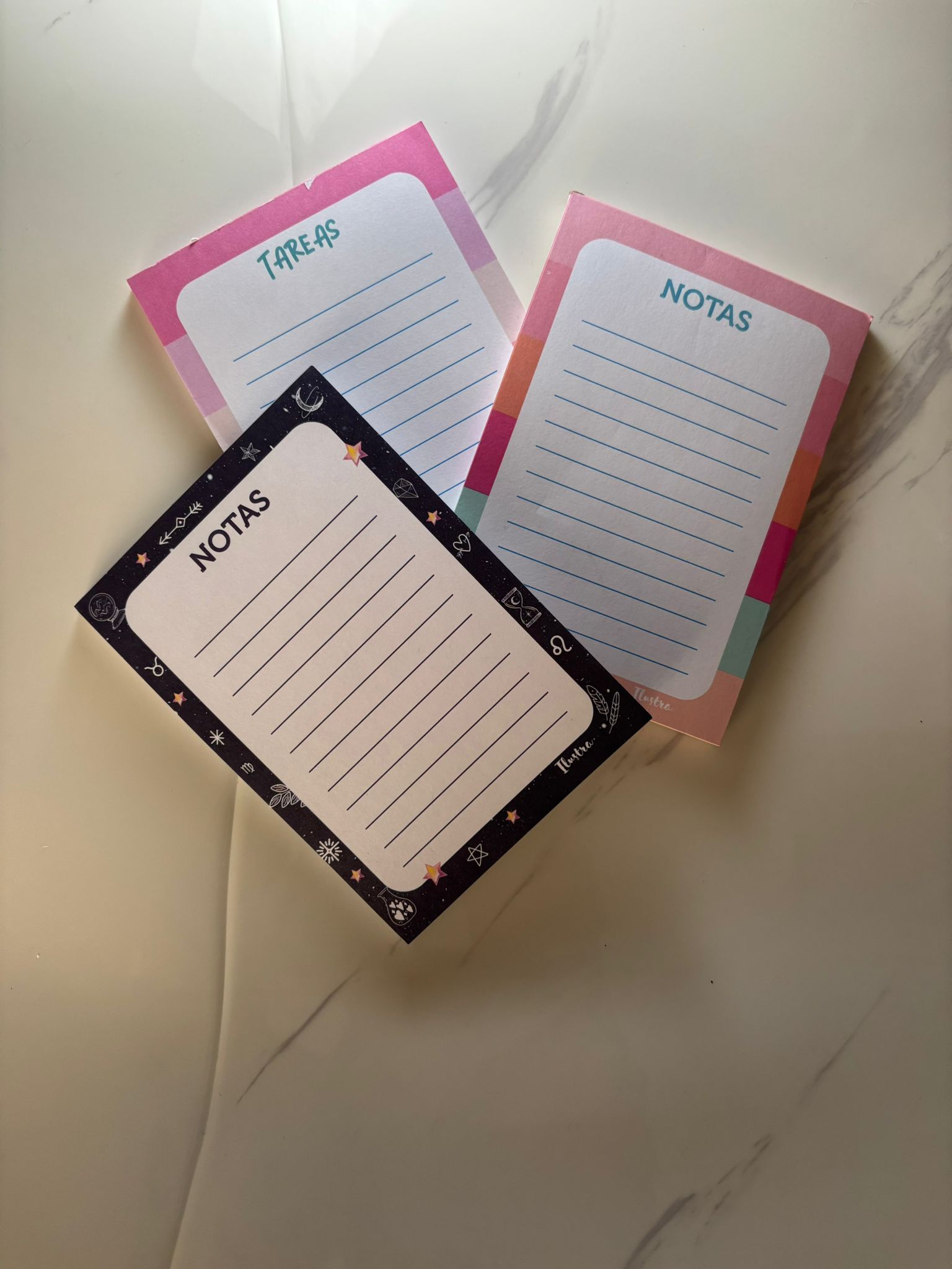 Set de tarjetas artesanales